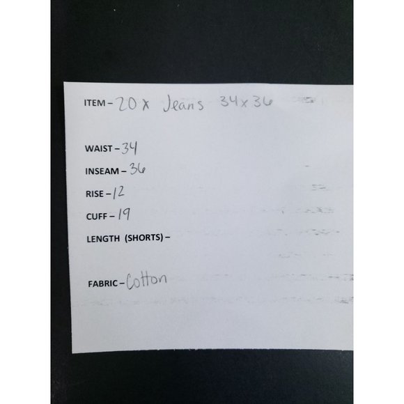 Twenty X Style 33 Relaxed Fit Jeans Men's Size 34/36 - Picture 9 of 10